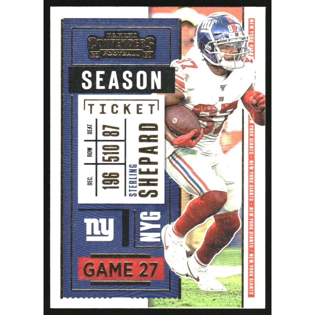 2020 Panini Contenders Stardust #37 Sterling Shepard