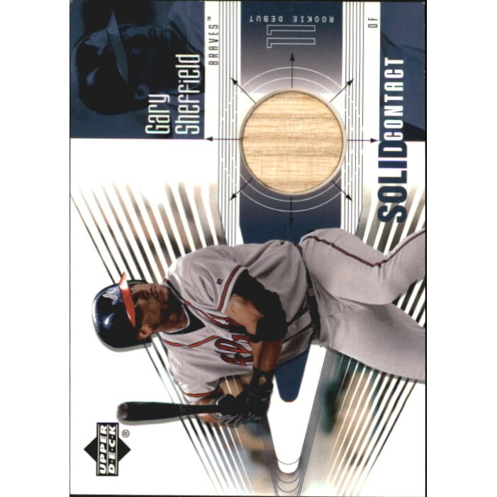 2002 Upper Deck Rookie Debut Solid Contact #GS Gary Sheffield