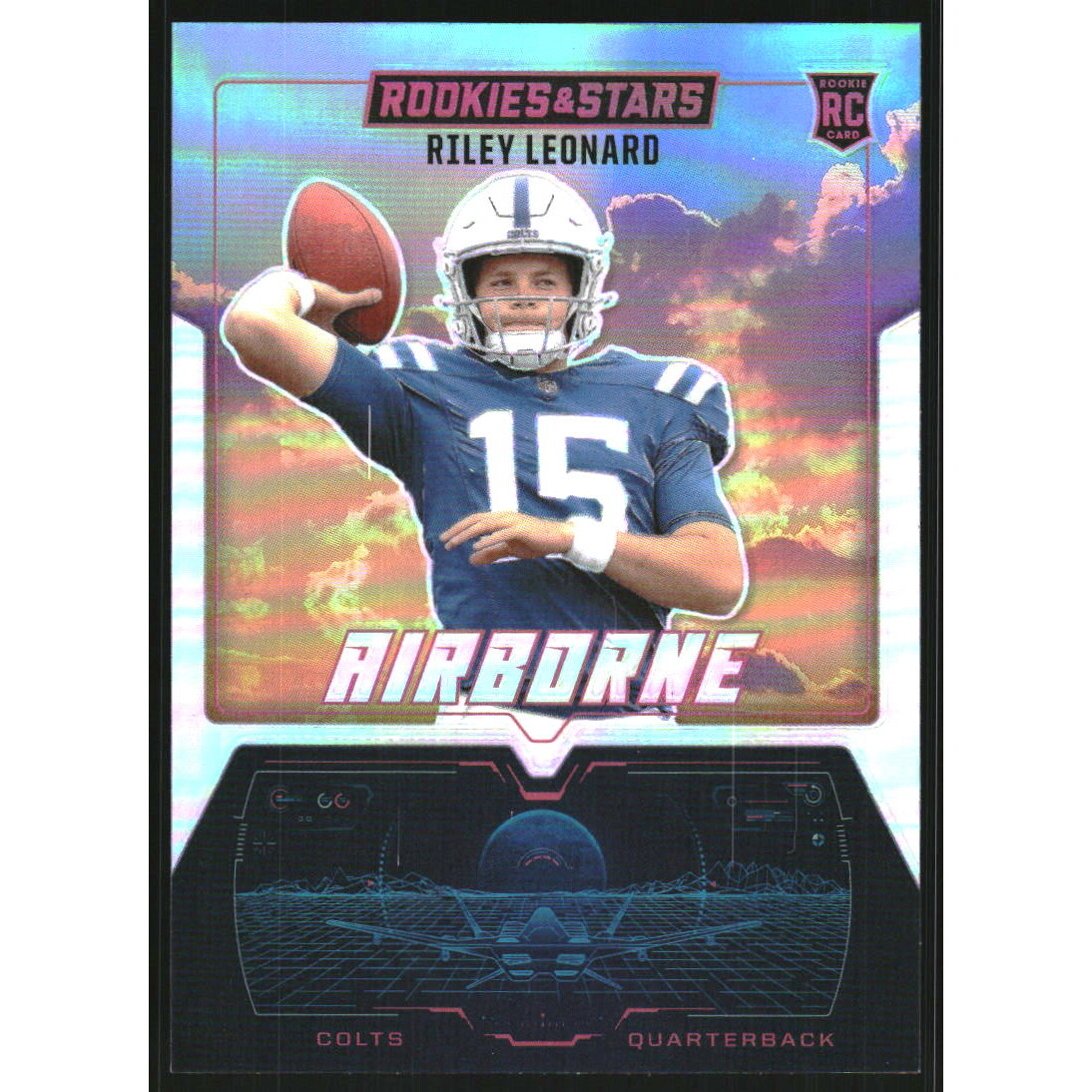 2025 Rookies and Stars Airborne Silver #27 Riley Leonard