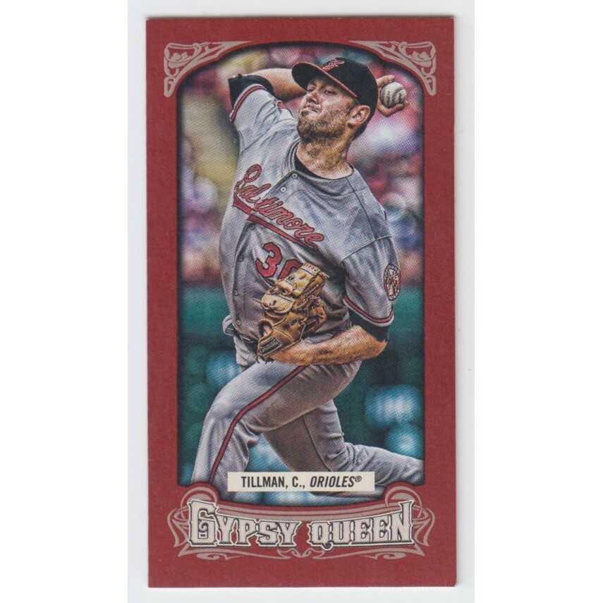 2014 Topps Gypsy Queen Mini Red #279 Chris Tillman. rookie card picture