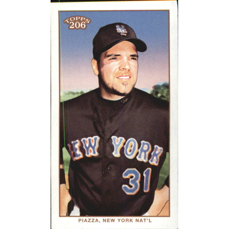 2002 Topps 206 Piedmont Black #248A Mike Piazza Black Jsy