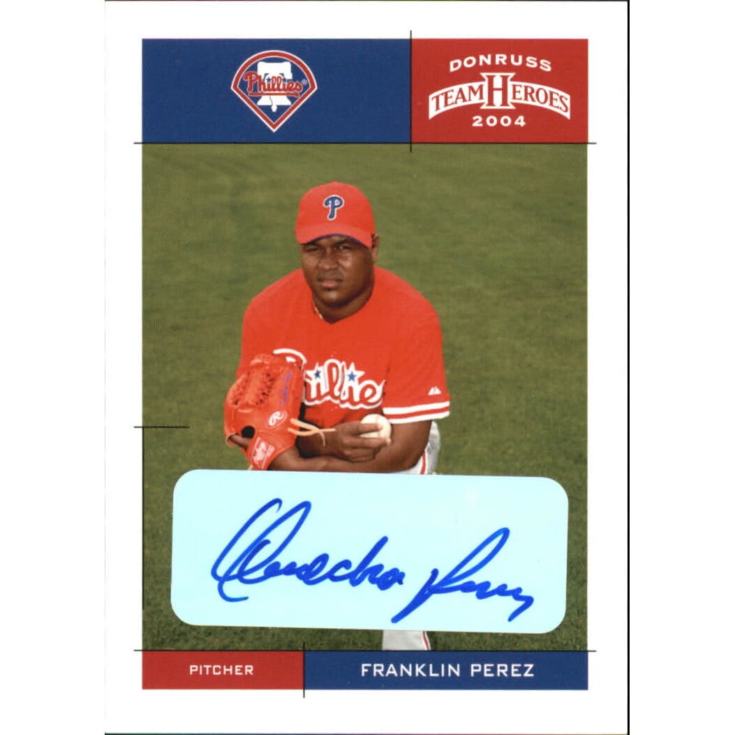 2004 Donruss Team Heroes Autographs #321 Franklin Perez