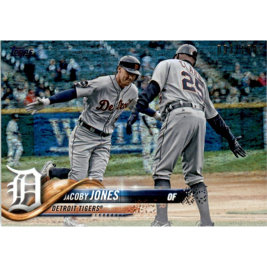 2018 Topps Factory Set Foilboard #383 JaCoby Jones