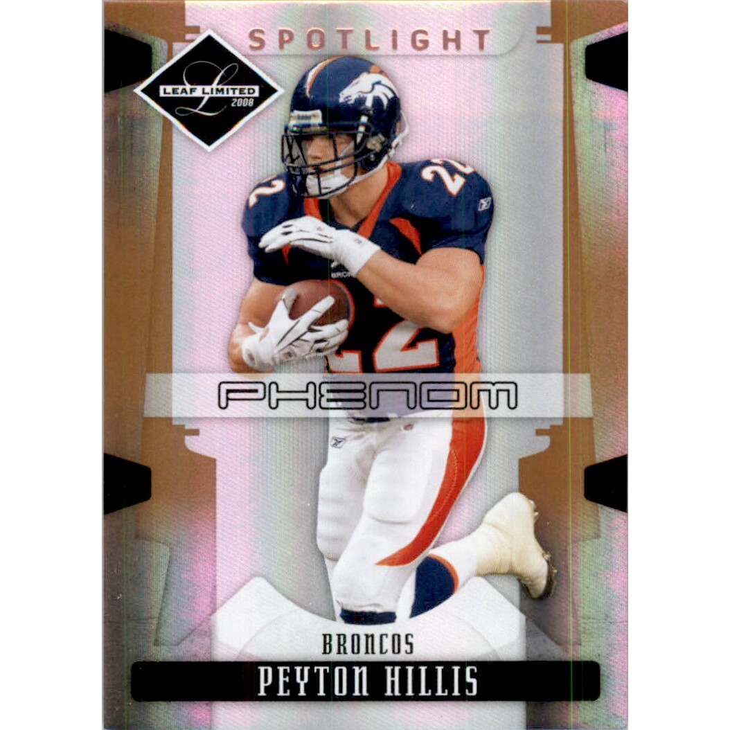 2008 Leaf Limited Bronze Spotlight #279 Peyton Hillis