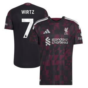 Maillot Third Authentic Liverpool adidas 2026-27 avec flocage Wirtz 7, vue 2