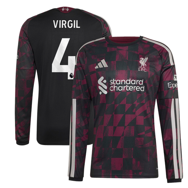 Maillot Third Liverpool adidas 2026-27 - Manches longues avec flocage Virgil 4