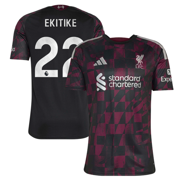 Maillot Third Liverpool adidas 2026-27 avec flocage Ekitike 22