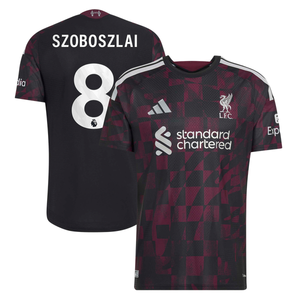 Maillot Third Authentic Liverpool adidas 2026-27 avec flocage Szoboszlai 8