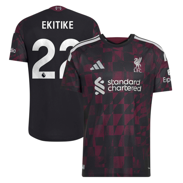 Maillot Third Authentic Liverpool adidas 2026-27 avec flocage Ekitike 22