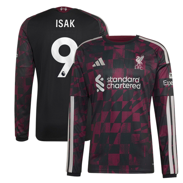 Maillot Third Liverpool adidas 2026-27 - Manches longues avec flocage Isak 9