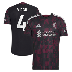 Maillot Third Authentic Liverpool adidas 2026-27 avec flocage Virgil 4, vue 1