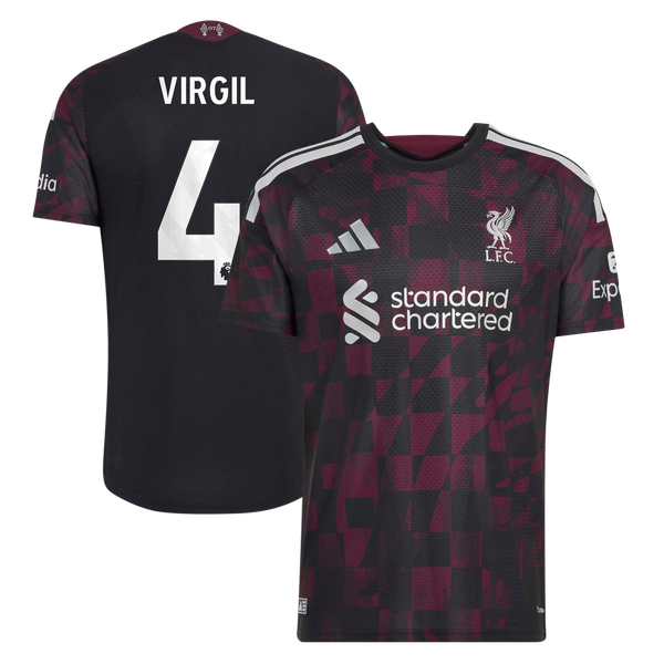 Maillot Third Authentic Liverpool adidas 2026-27 avec flocage Virgil 4
