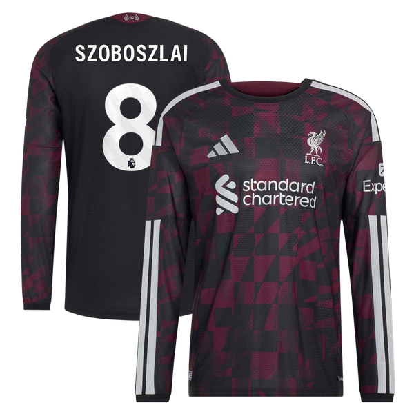 Maillot Third Authentic Liverpool adidas 2026-27 - Manches longues avec flocage Szoboszlai 8