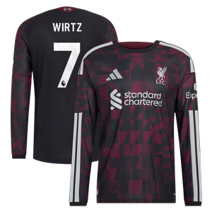 Maillot Third Authentic Liverpool adidas 2026-27 - Manches longues avec flocage Wirtz 7, vue 2