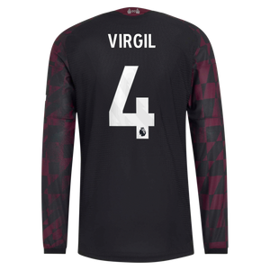 Maillot Third Authentic Liverpool adidas 2026-27 - Manches longues avec flocage Virgil 4, vue 4