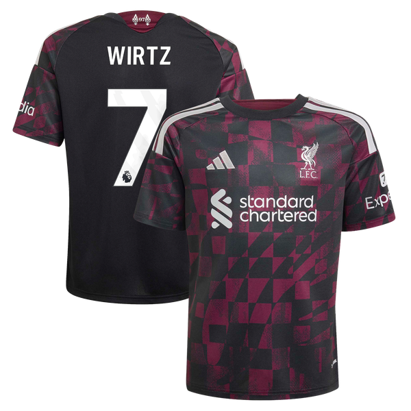 Maillot Third Liverpool adidas 2026-27 - Enfant avec flocage Wirtz 7