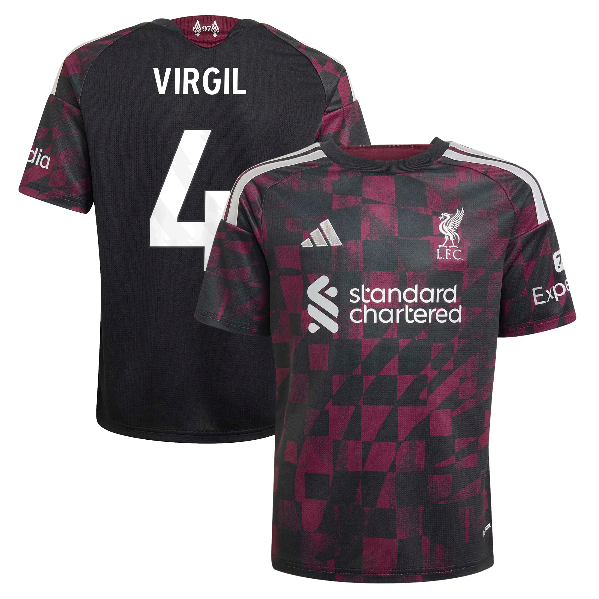 Maillot Third Liverpool adidas 2026-27 - Enfant avec flocage Virgil 4