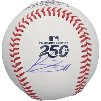 Konnor Griffin Pittsburgh Pirates Autographed USA 250th Logo Baseball