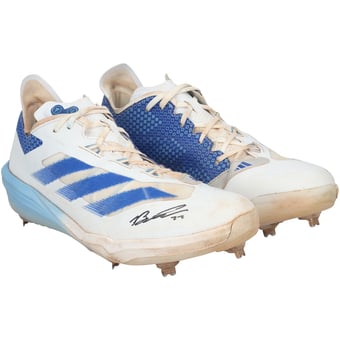Brooks Lee Minnesota Twins Autographed Game-Used / adidas Cleats from the 2024 MLB Season