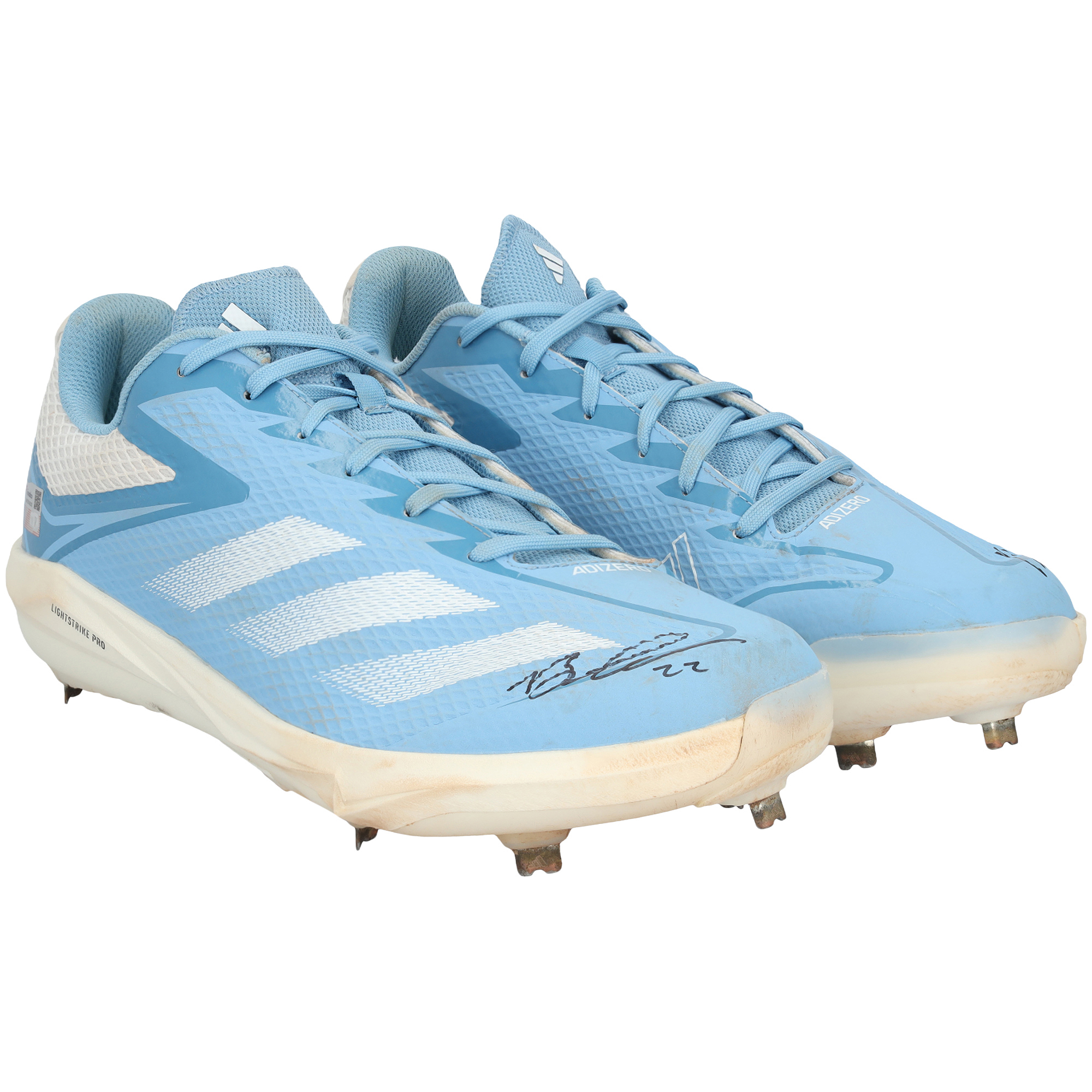 Brooks Lee Minnesota Twins Autographed Game-Used / adidas Cleats from the 2024 MLB Season