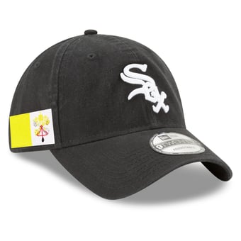 Men's New Era Black Chicago White Sox The Vatican Casual Classic Adjustable Hat