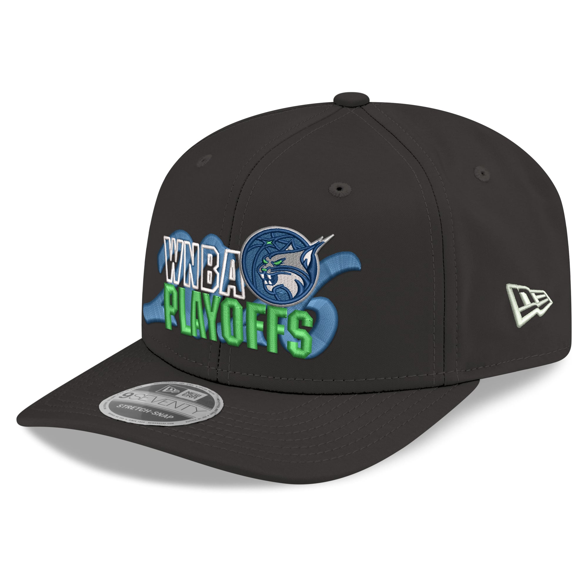 Men's New Era Black Minnesota Lynx 2026 WNBA Playoffs 9SEVENTY Adjustable Hat
