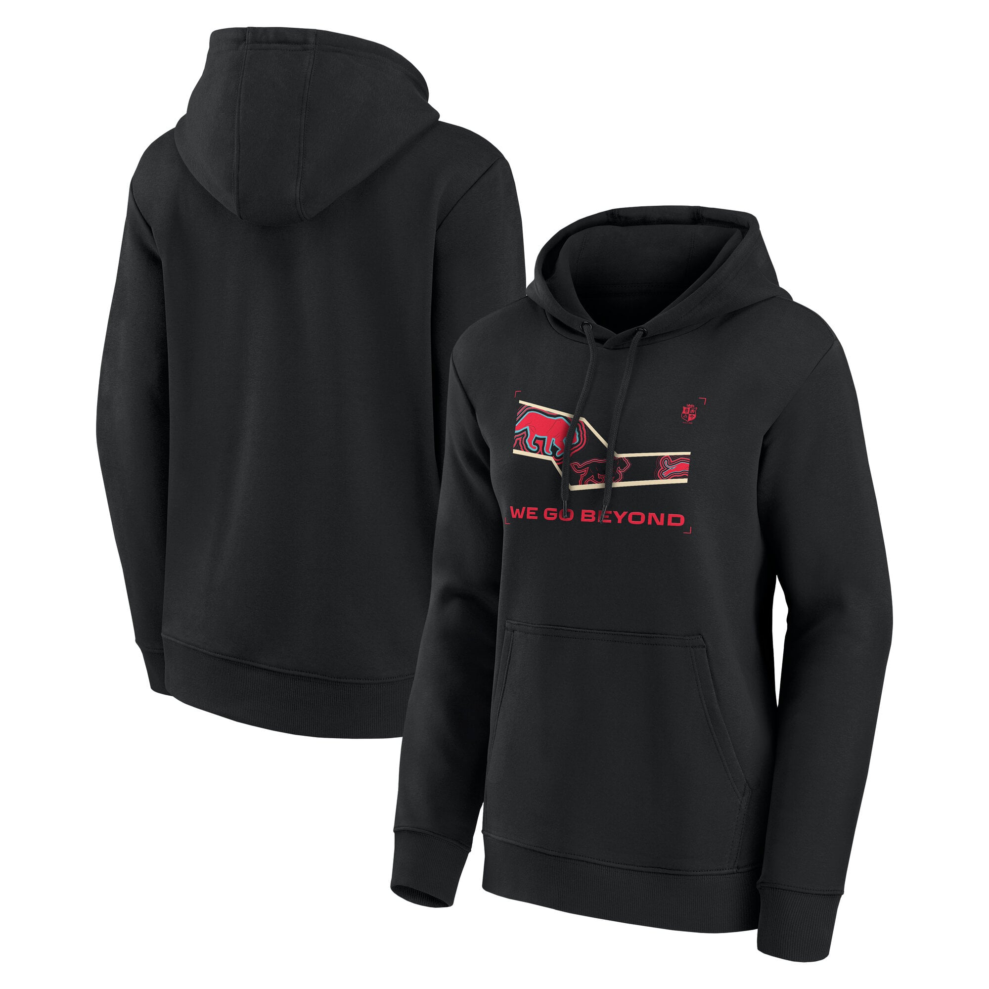 Sweat à capuche graphique British & Irish Lions Rugby We Go Beyond - Noir - Femme: retailer-supplied image