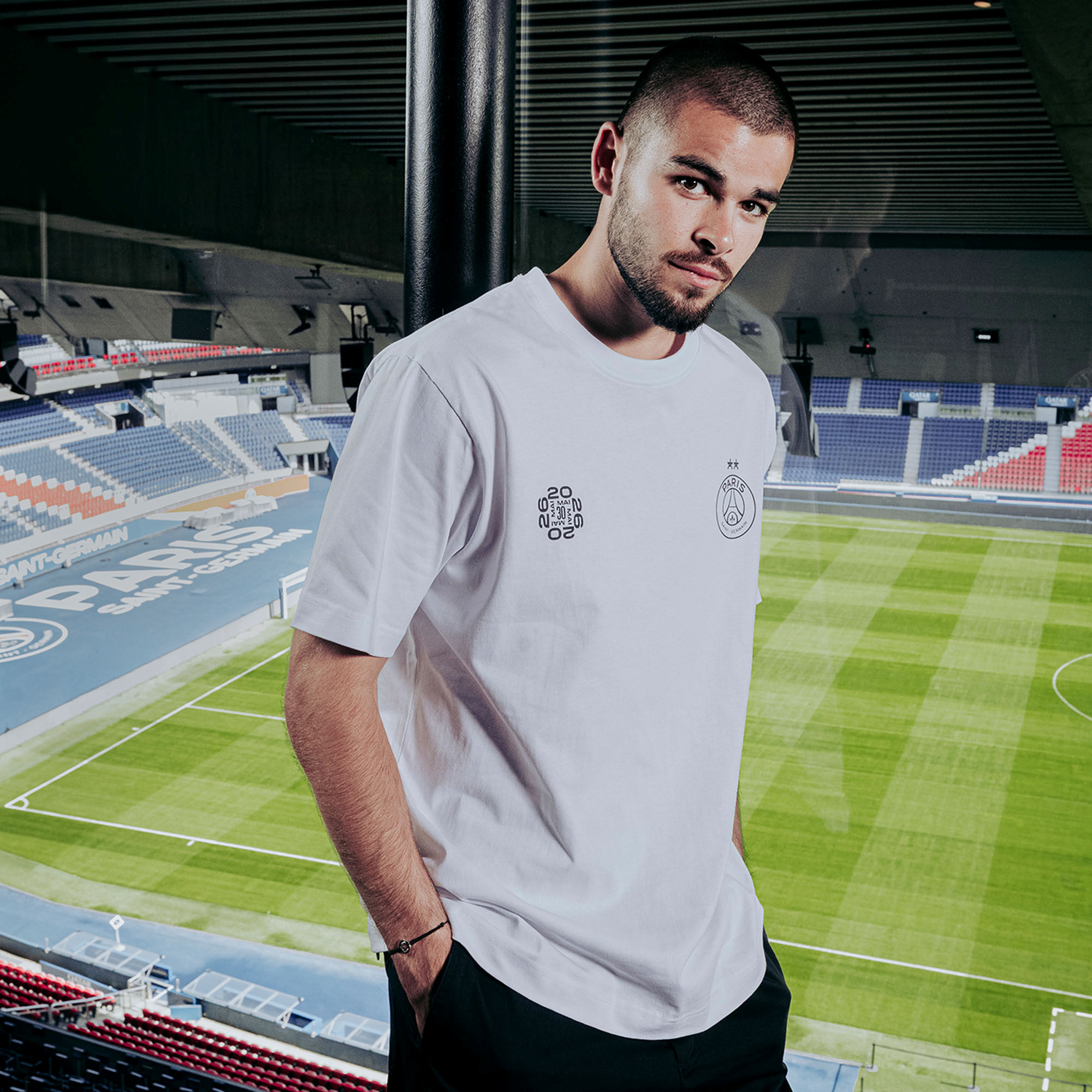 PSG UCL T-Shirt 30. MAI 2026 - Weiß