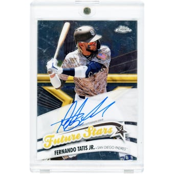 Fernando Tatis Jr. San Diego Padres Autographed 2020 Topps Chrome Future Stars #FSA-FTJ #25/99 Card