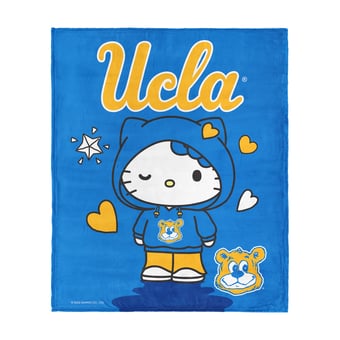 "The Northwest Group UCLA Bruins Hello Kitty 46"" x 60"" Silk Touch Throw Blanket"