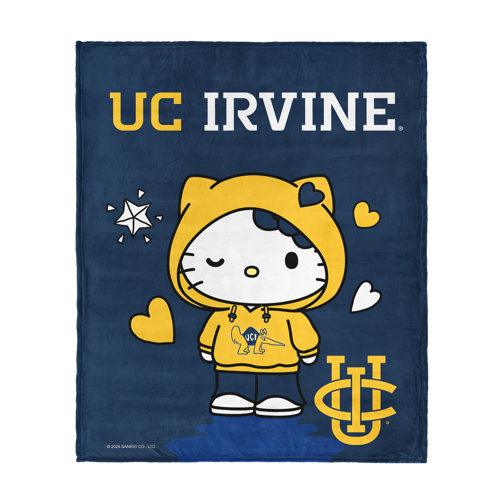 The Northwest Group UC Irvine Anteaters Hello Kitty 46" x 60" Silk Touch Throw Blanket