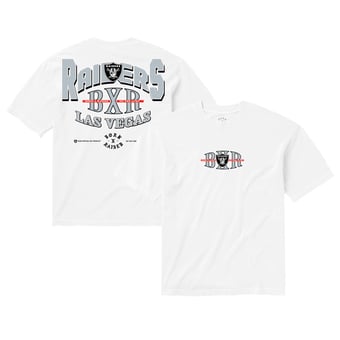Unisex Born x Raised White Las Vegas Raiders Block Letter T-Shirt