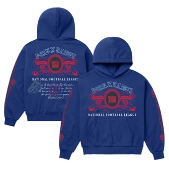 Unisex Born x Raised Dark Blue New York Giants Crest Hoodie