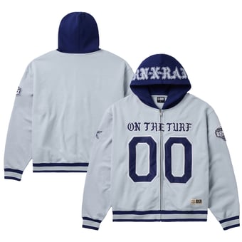 Unisex Born x Raised Silver Dallas Cowboys On The Turf Full-Zip Hoodie