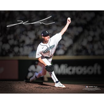 Kade Anderson Seattle Mariners Autographed 16" x 20" MLB Debut Spotlight Photograph