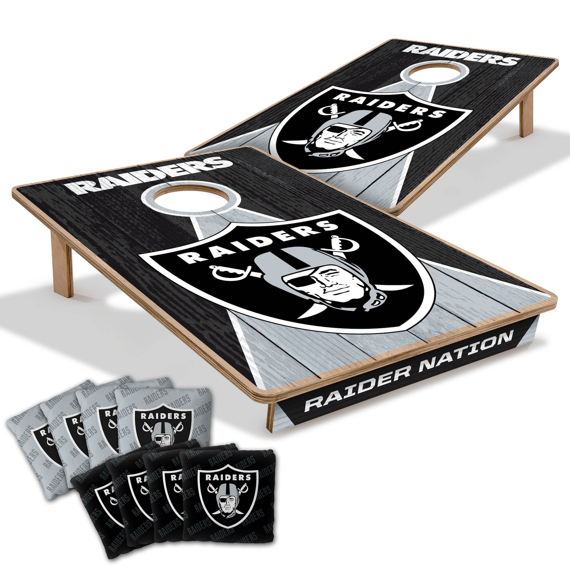 Las Vegas Raiders 2' x 3' Cornhole Game with Bags