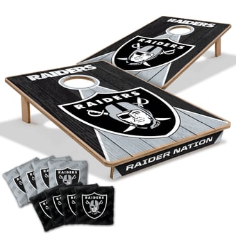 Las Vegas Raiders 2' x 3' Cornhole Game with Bags