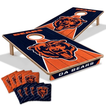 Fanpoint Chicago Bears 2' x 3' Cornhole Game with Bags