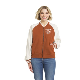 Women's WEAR by Erin Andrews  Texas Orange Texas Longhorns Raglan Full-Zip Jacket