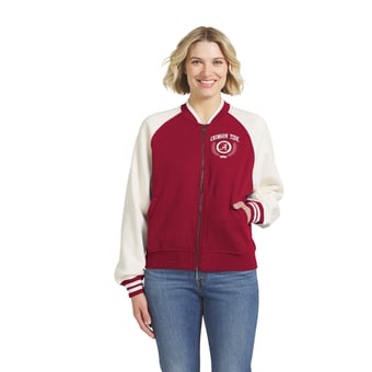 Women's WEAR by Erin Andrews  Crimson Alabama Crimson Tide Raglan Full-Zip Jacket