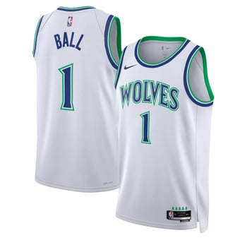 Unisex Nike LaMelo Ball White Minnesota Timberwolves Swingman Jersey - Association Edition