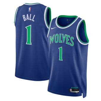 Unisex Nike LaMelo Ball Blue Minnesota Timberwolves Swingman Jersey - Icon Edition