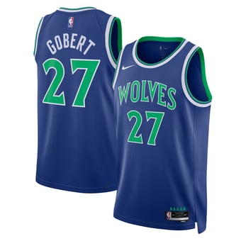 Unisex Nike Rudy Gobert Blue Minnesota Timberwolves Swingman Jersey - Icon Edition