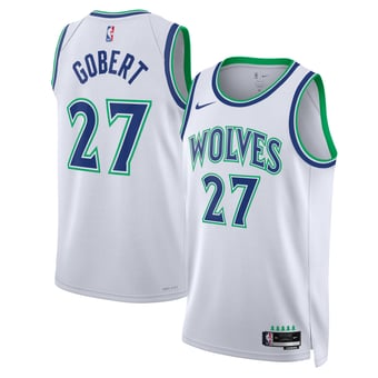 Unisex Nike Rudy Gobert White Minnesota Timberwolves Swingman Jersey - Association Edition