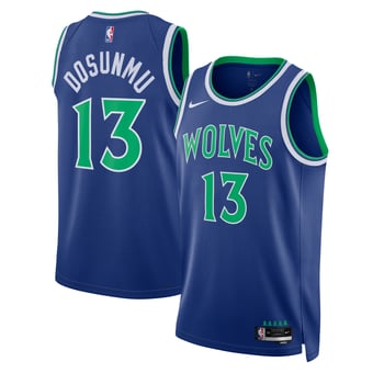 Unisex Nike Ayo Dosunmu Blue Minnesota Timberwolves Swingman Jersey - Icon Edition