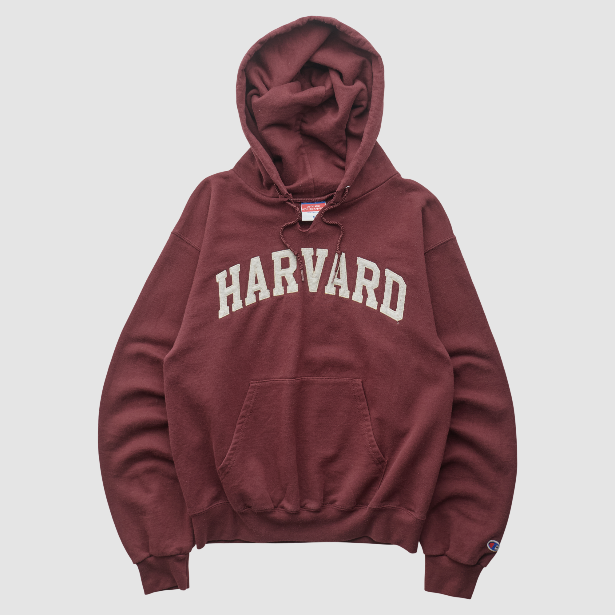 Harvard Crimson Champion 2000s Hooded Pullover Sweatshirt – Maroon – XS by Fanatics Real Vintage Harvard Crimson Champion 2000s Hooded Pullover Sweatshirt – Maroon – XS by Fanatics Real Vintage