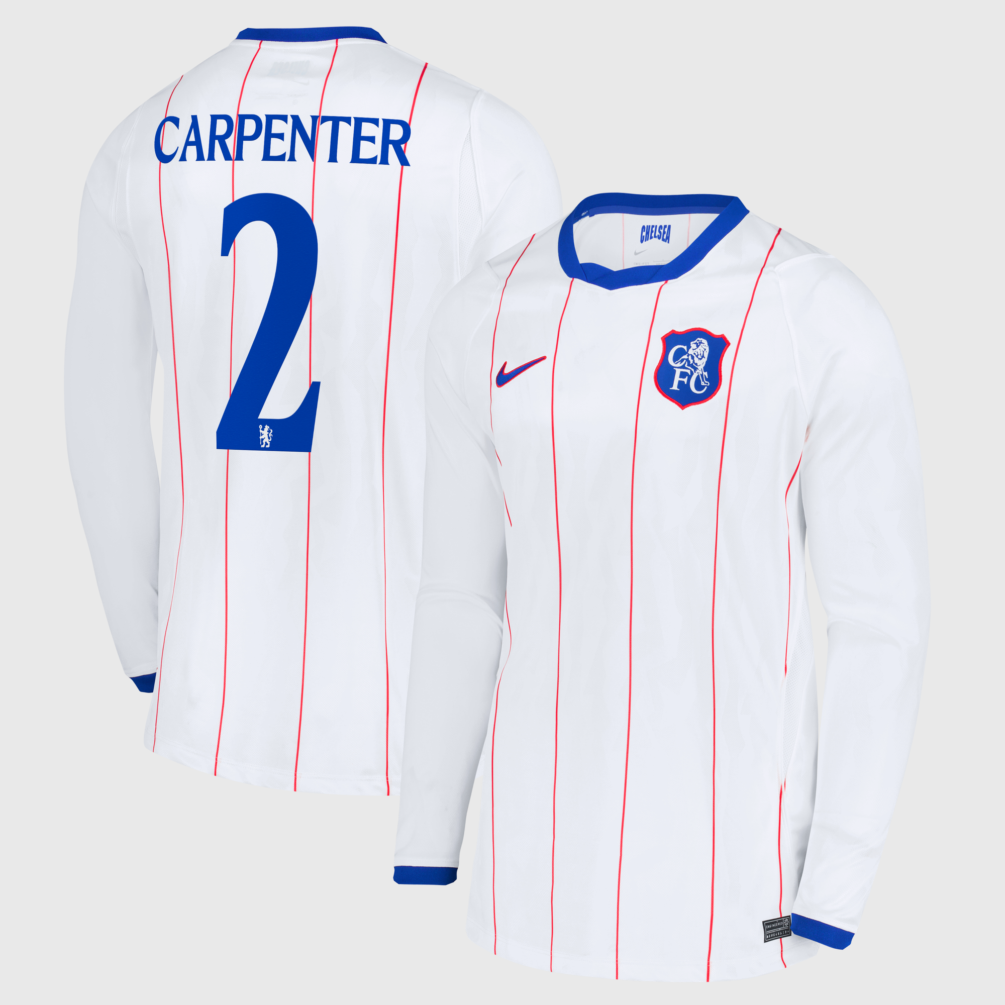 Chelsea Cup Nike Third Stadium Long Sleeve Shirt 2026-27 with Carpenter 2 printing
