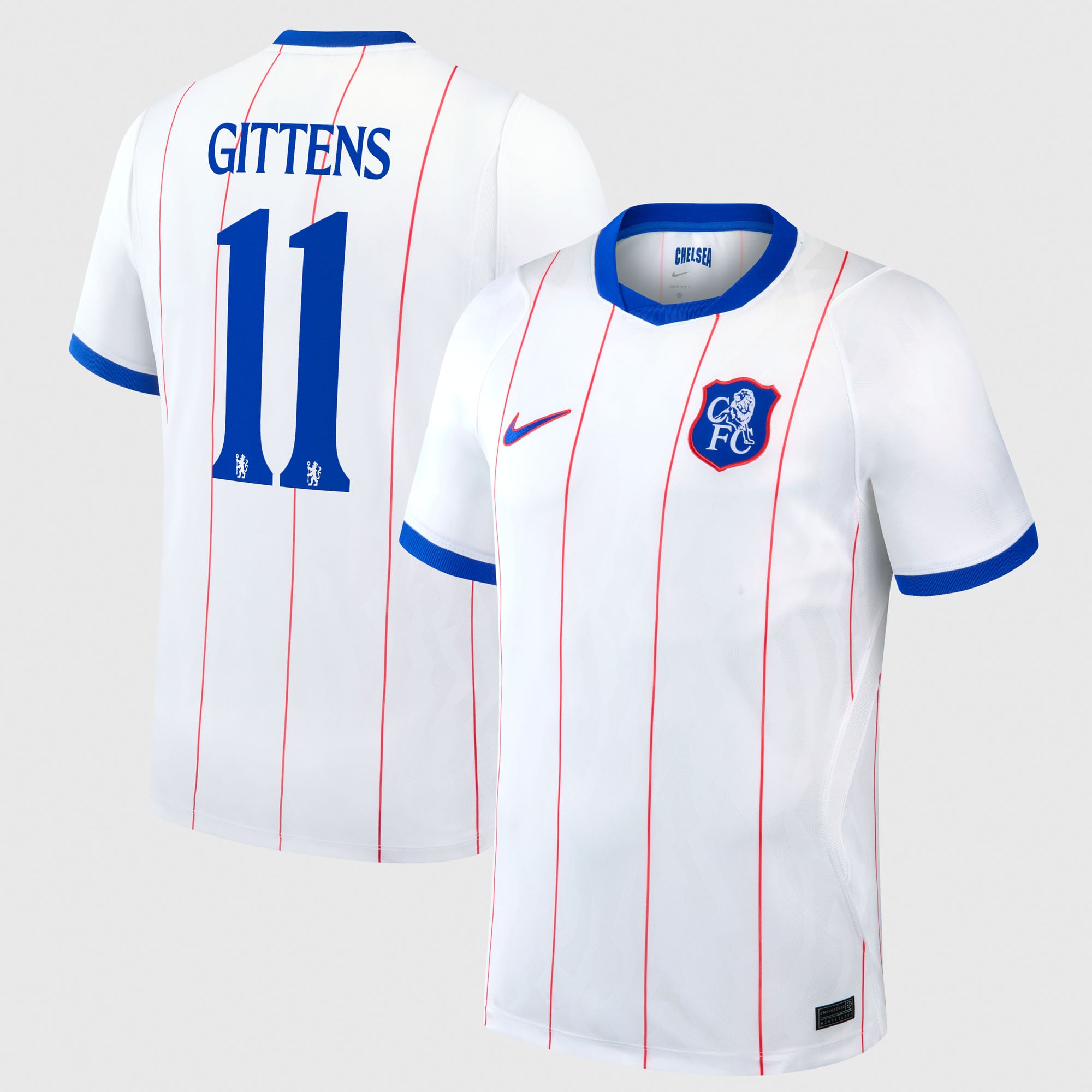 Camiseta Nike Stadium de la 3ª equipación del Chelsea Copa 2026/27 con dorsal Gittens 11