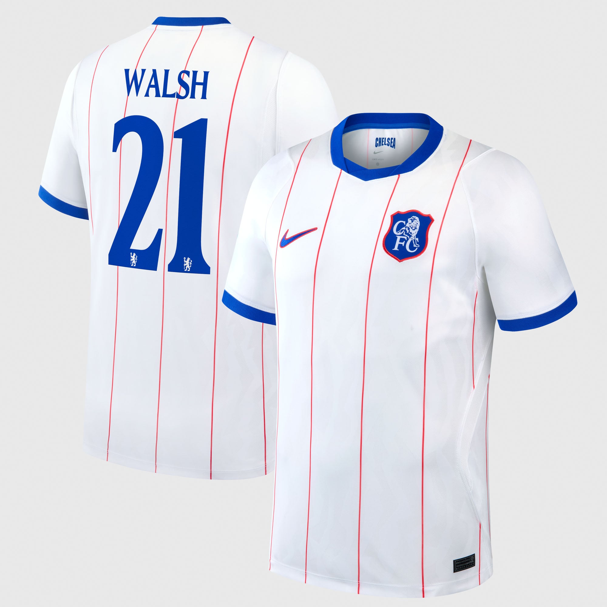 Camiseta Nike Stadium de la 3ª equipación del Chelsea Copa 2026/27 con dorsal Walsh 21