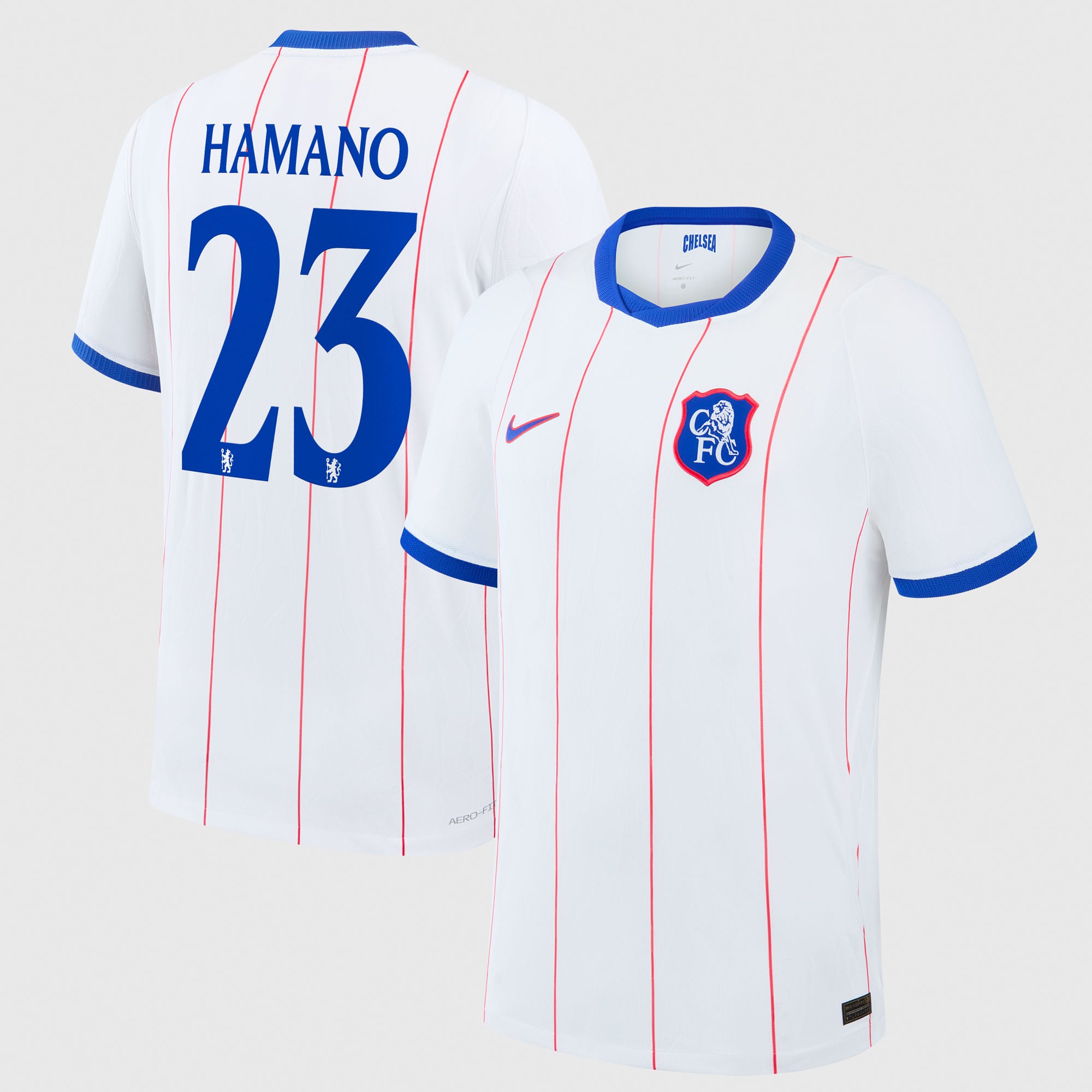 Camiseta Nike Aero-FIT Match de la 3ª equipación del Chelsea Copa 2026/27 con dorsal Hamano 23